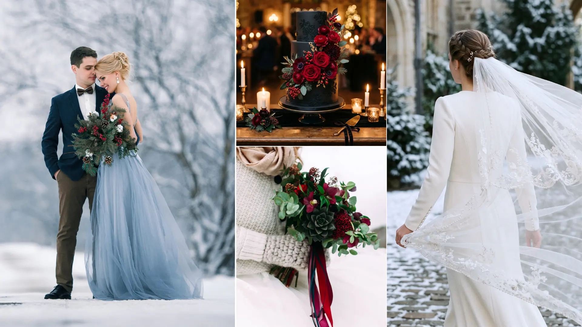 Winter Wedding Trends 2026: Icy Details, Dark Romance, and Cozy Moments