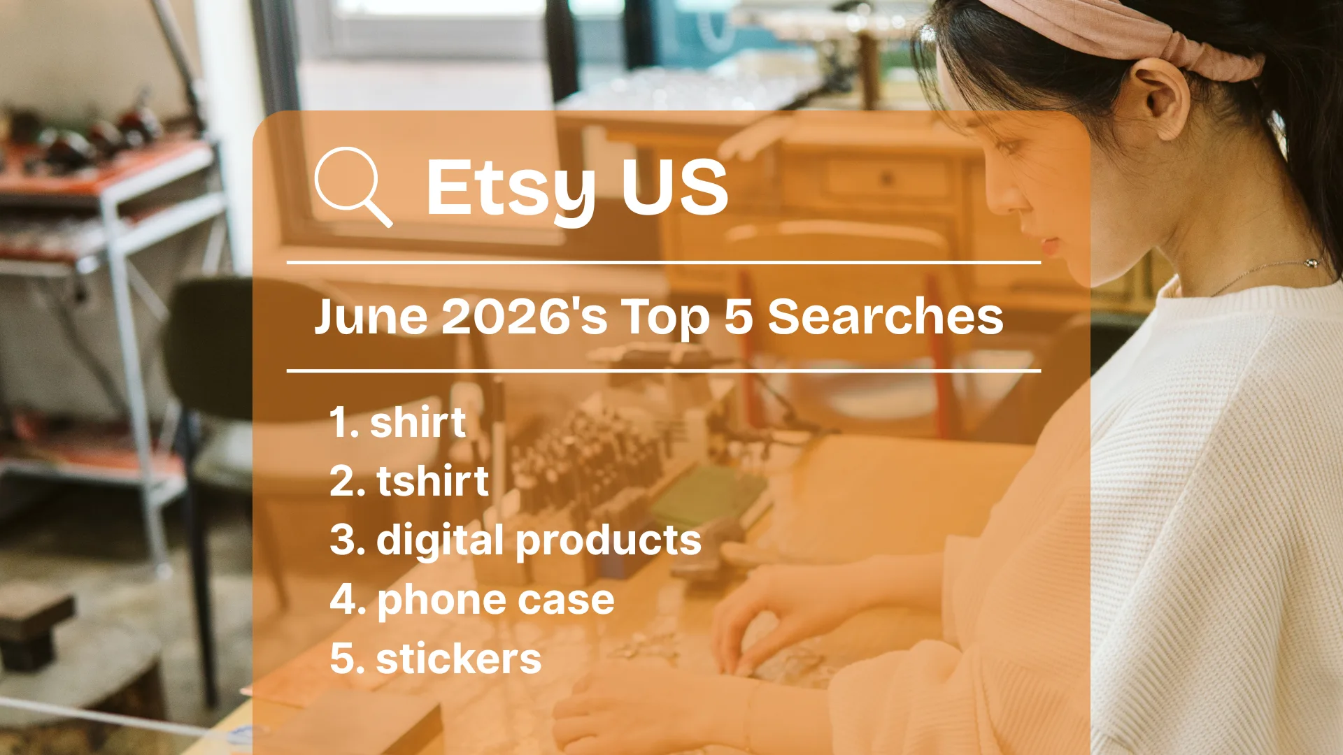 Top Keywords on Etsy Now